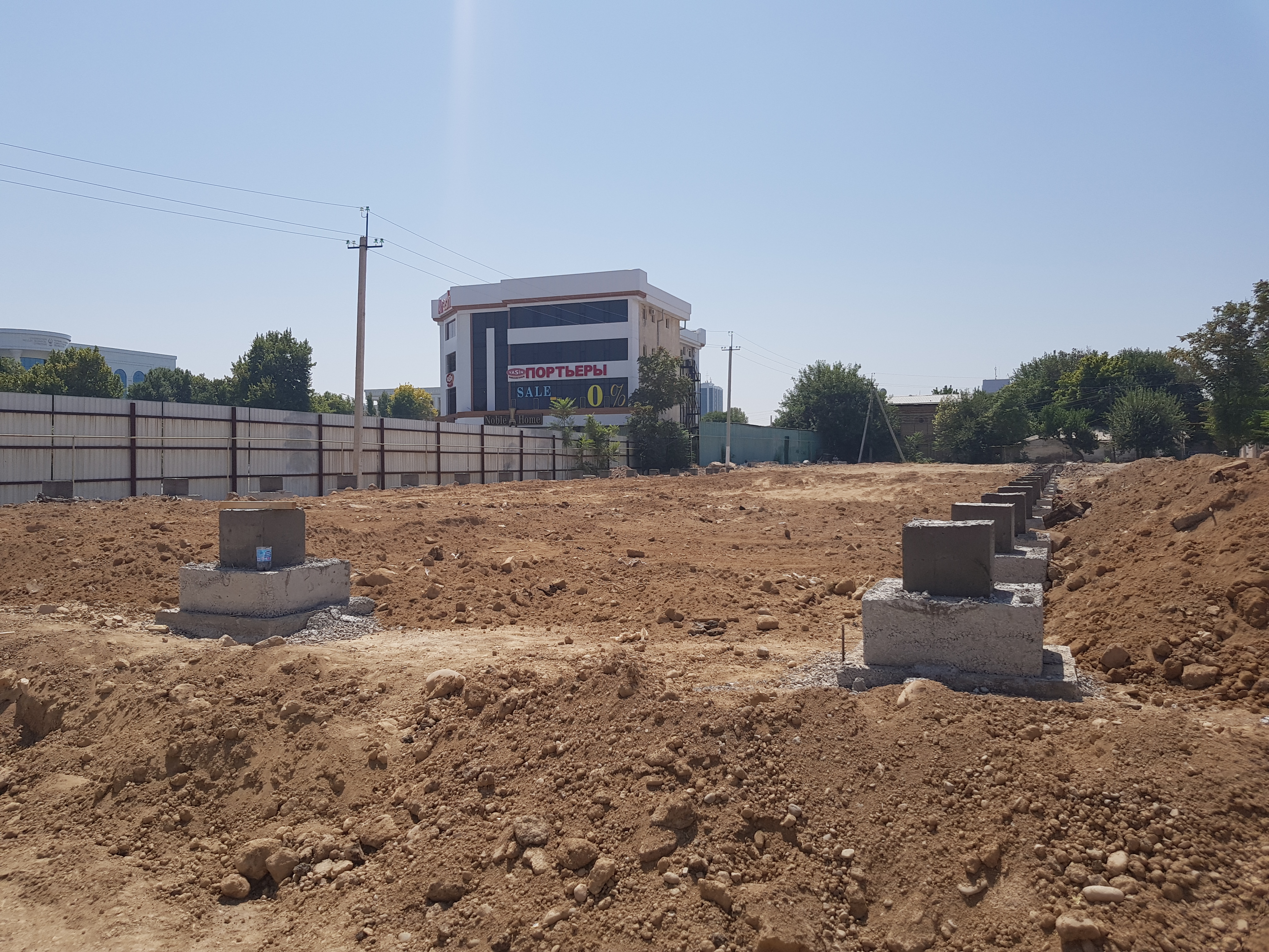 Временный штаб в Tashkent City 2