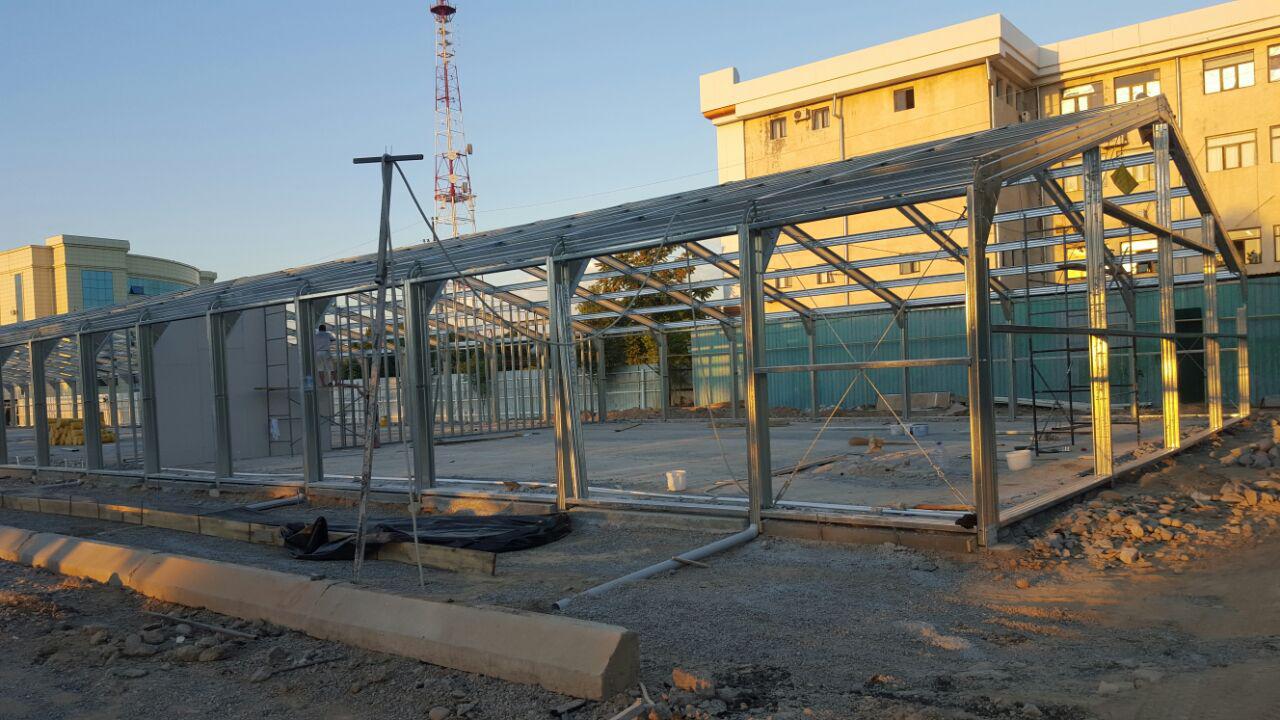 Временный штаб в Tashkent City 7