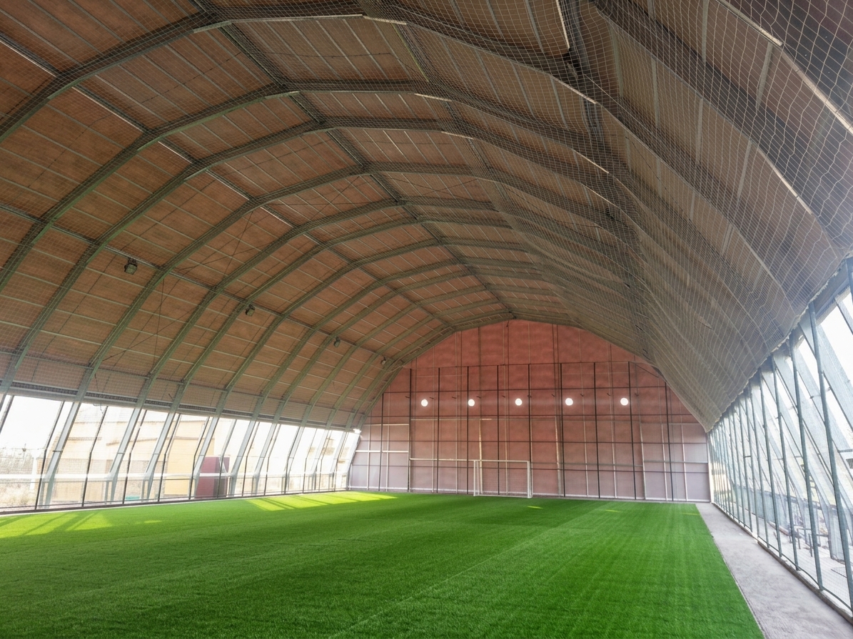 Indoor Football Pitch Construction