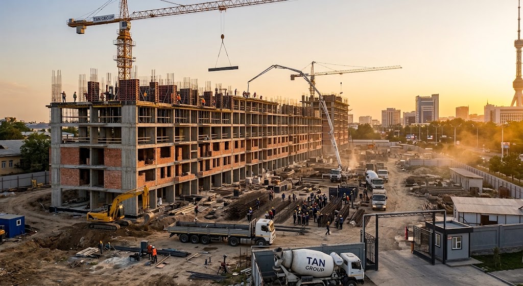 Construction Services in Tashkent: Turnkey Delivery
