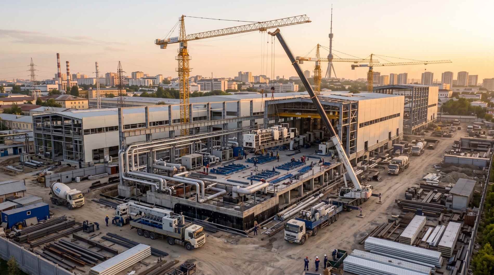 About Industrial and Factory Construction in Tashkent